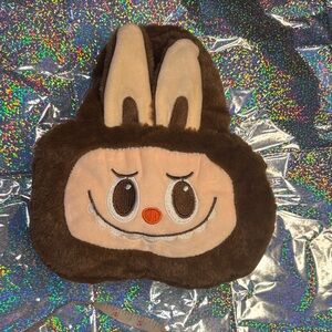 Brown Plush Labubu Crossbody Bag